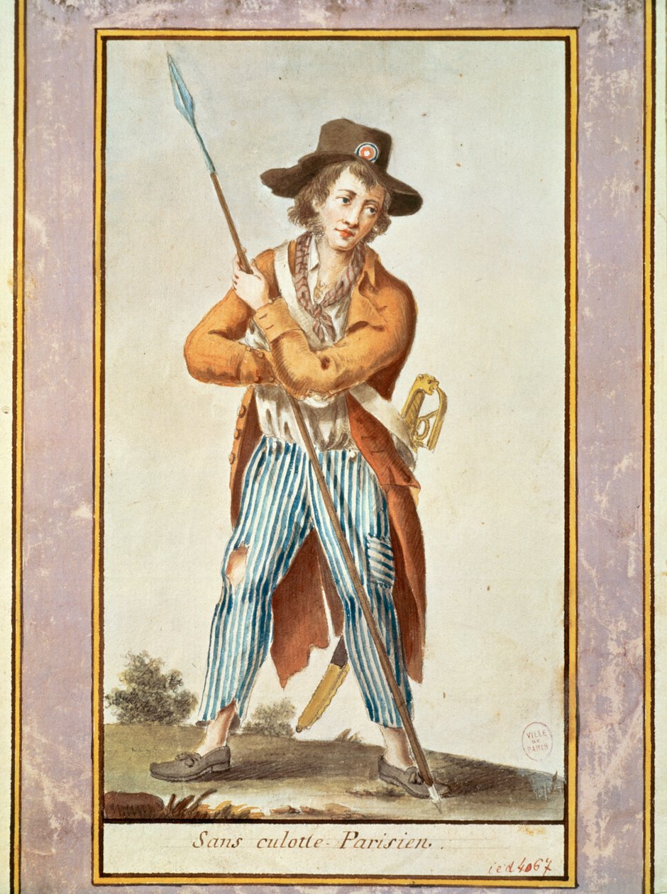 En parisisk sansculotte af French School