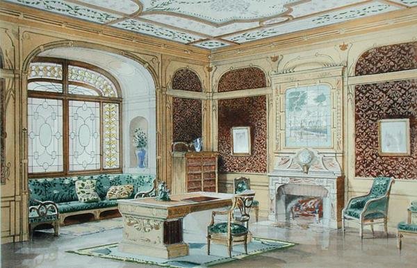 A Study, et dekorativt projekt af G. Remon, illustration i 