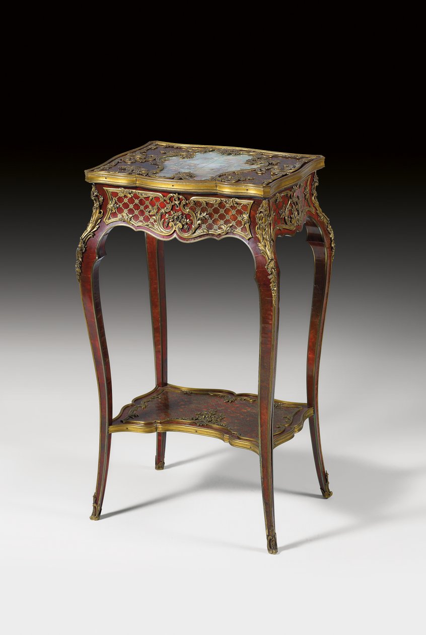 A table a ouvrage, attributed to Maison Millet, Paris, late 19th centurydani af French School