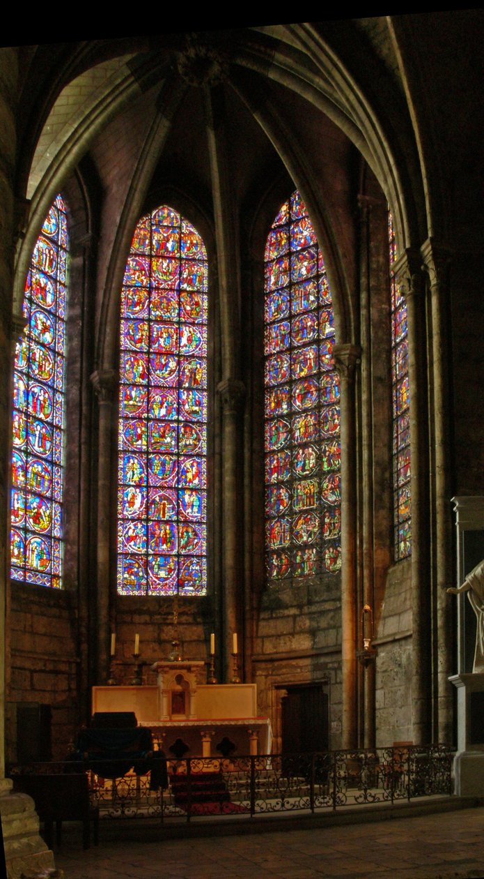 Udsigt over Apostlenes Kapel af French School