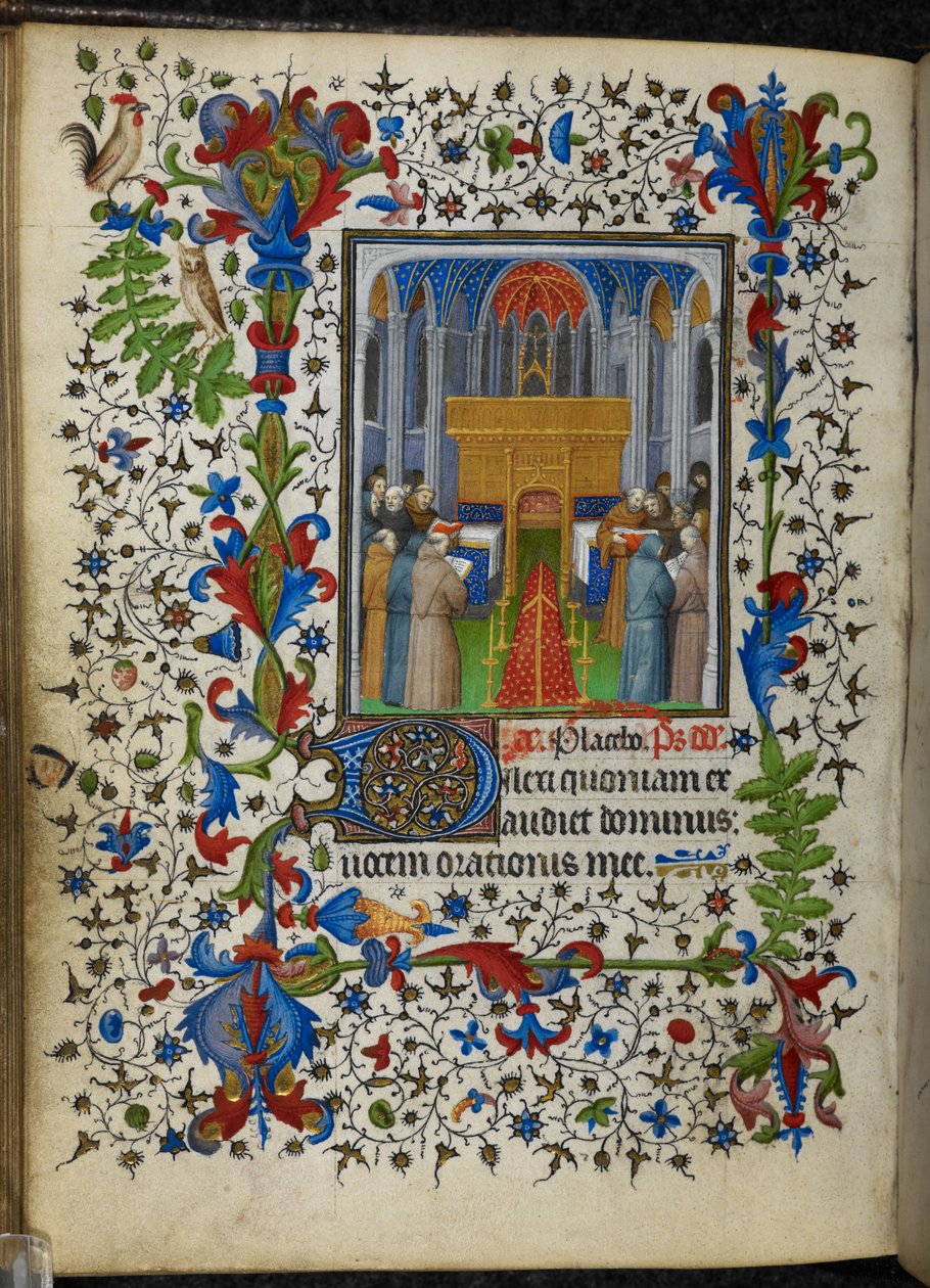 Tilføj 16997 f.171v Offices of the Dead (Vespers) fra Chevalier Hours, c.1420 (vellum) af French School