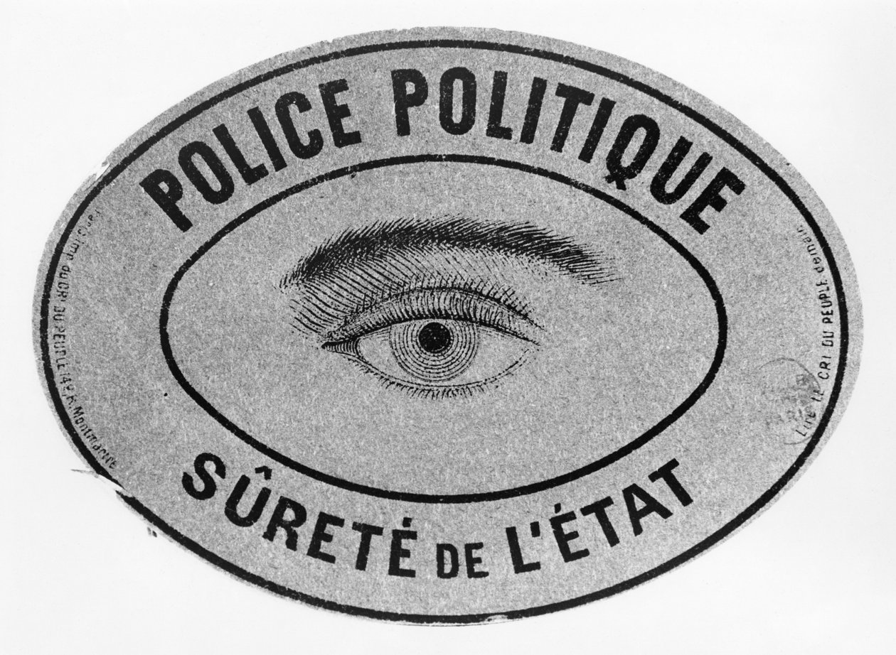 Annonce sandsynligvis offentliggjort i avisen Le Cri du Peuple konfiskeret af politiet, 1886 af French School