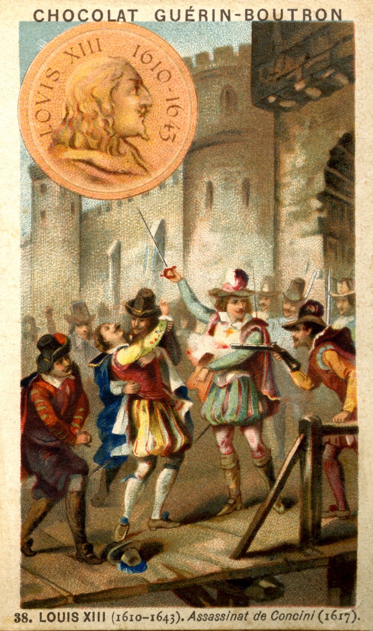 Reklame-kromolitografi af Guérin Boutron-chokolade (kromolitografi) af French School