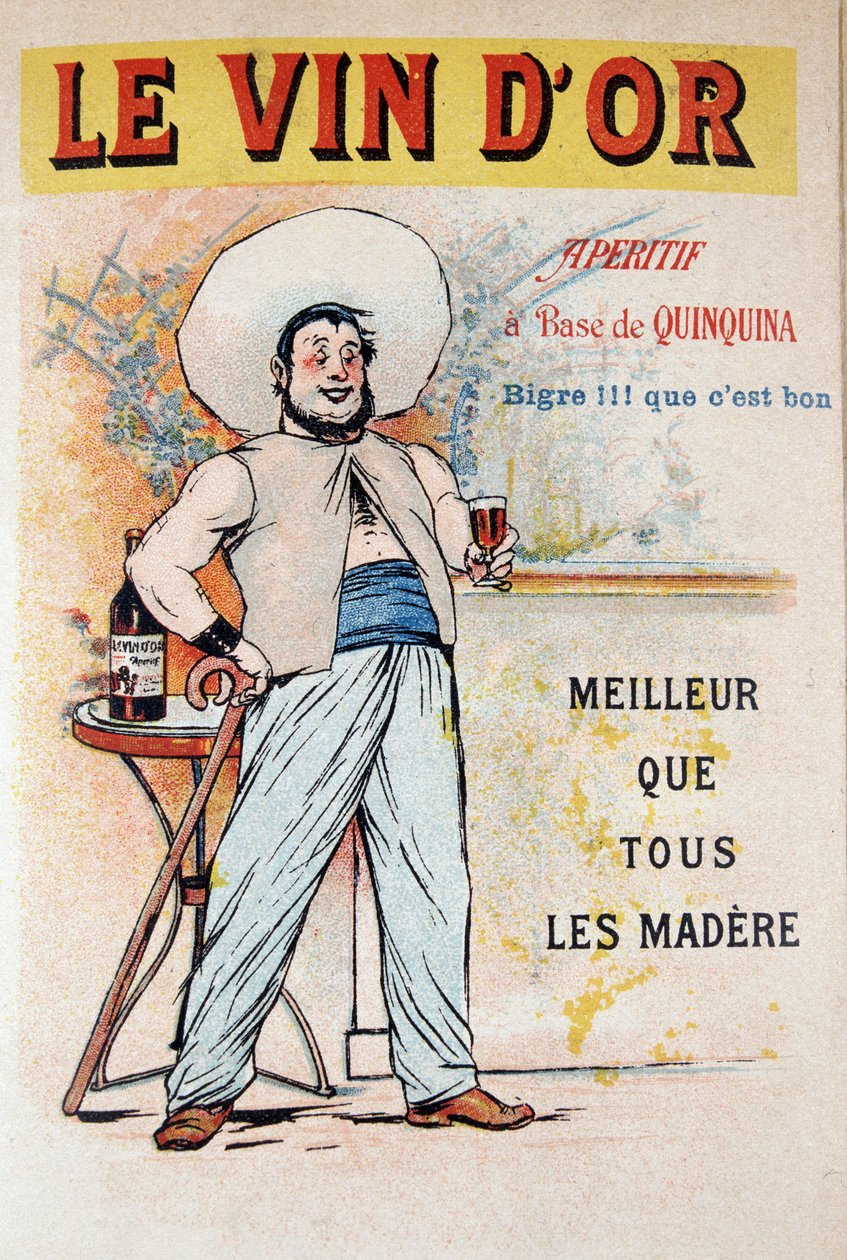 Reklameplakat for aperitif baseret på cinchona Le Vin d