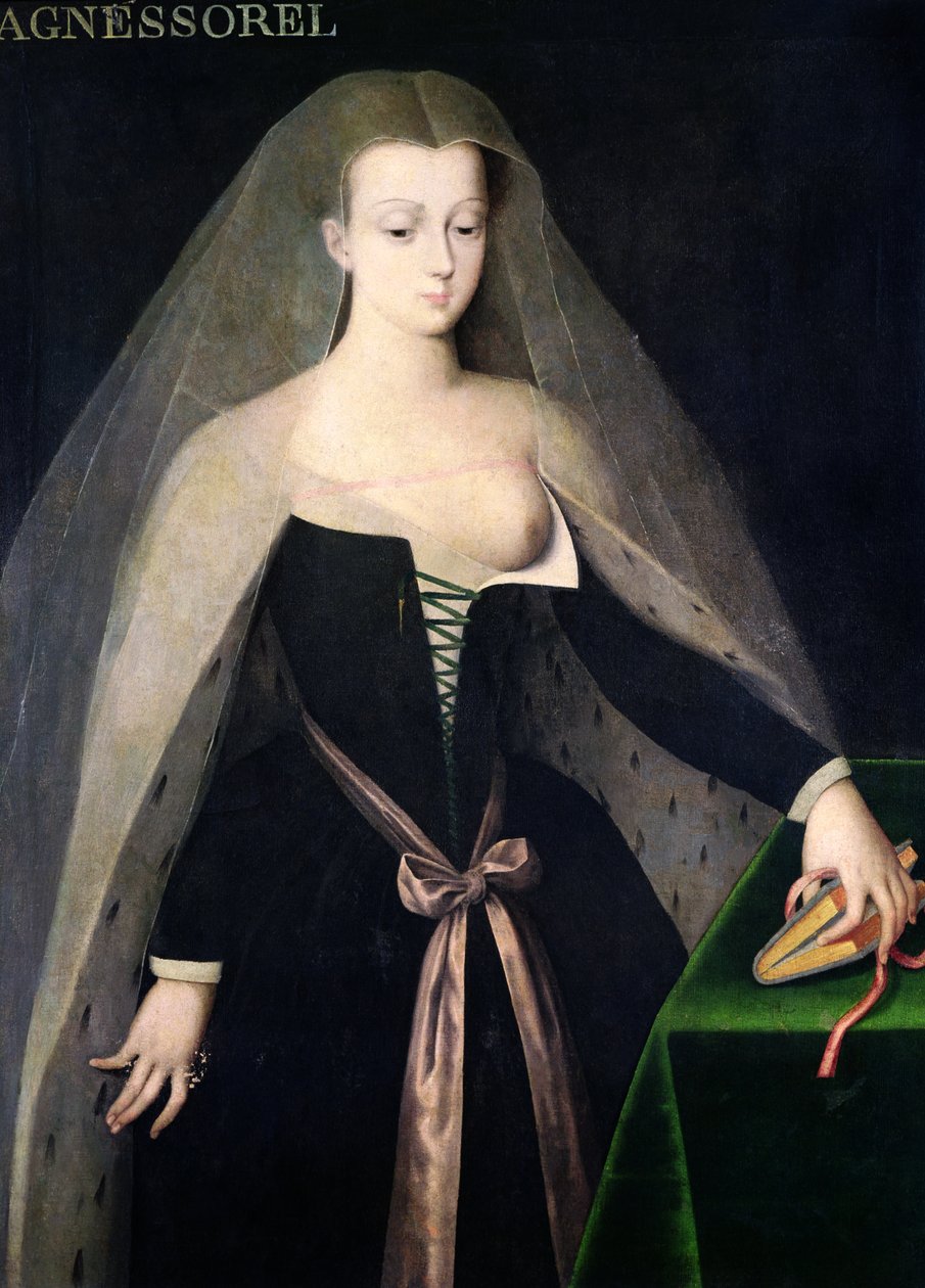 Agnes Sorel (ca. 1422-50) af French School
