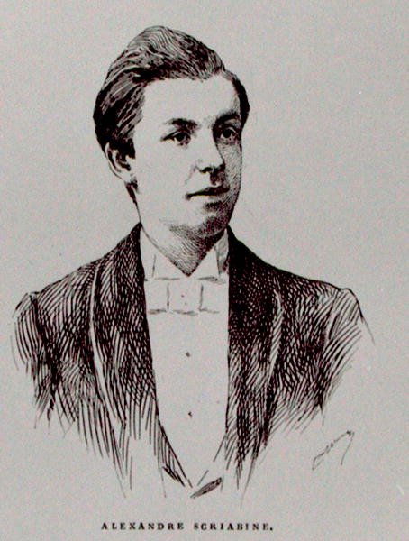 Aleksandr Nikolaievitch Skriabine (1872-1915), illustration fra 