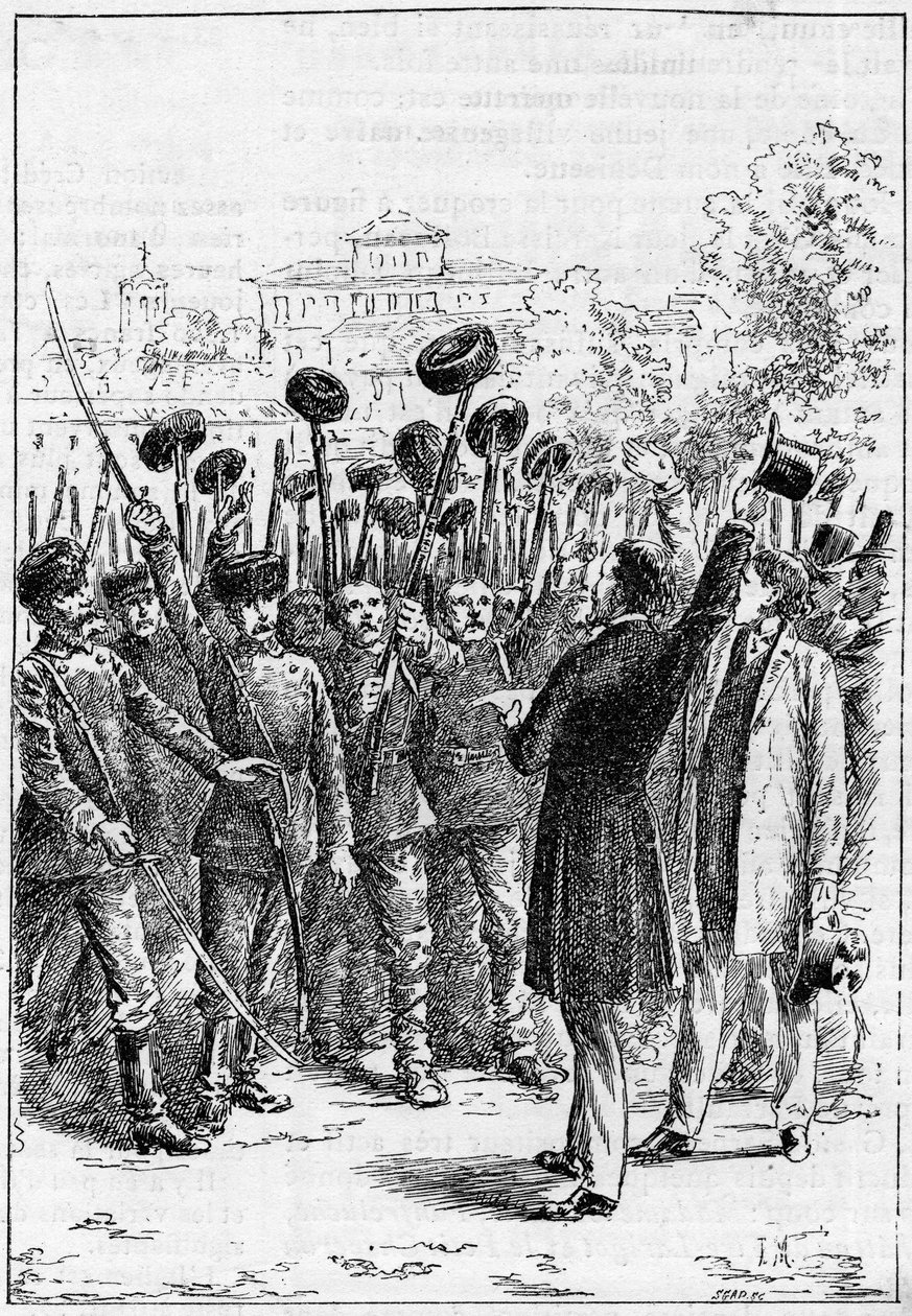 Alexander af Battenberg - Alexander I af Bulgarien eller Alexander af Battenberg (1857-1893) proklamerede i Philippopoli foreningen af Rumænien og Bulgarien i "The Illustrous World" af French School