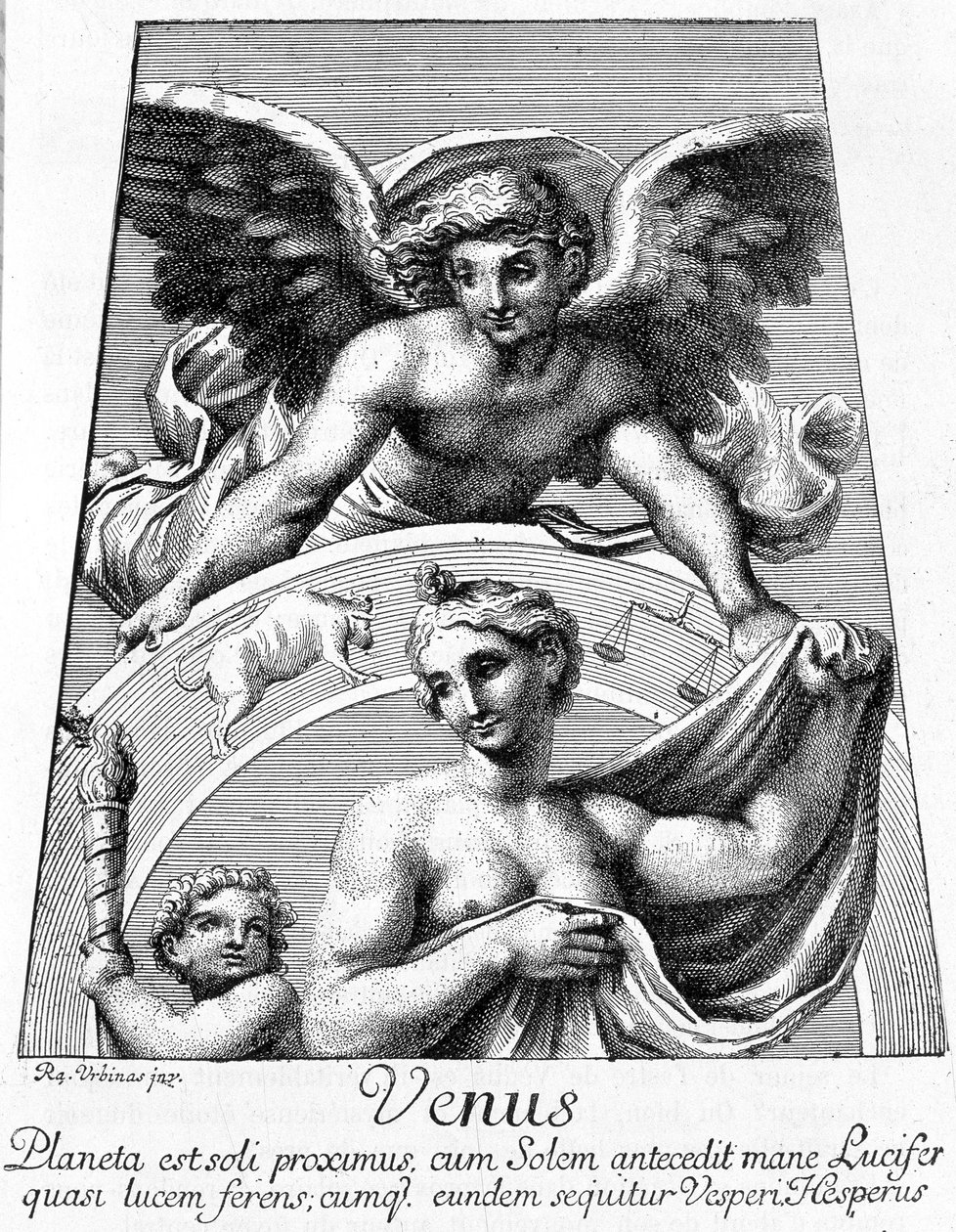 Allegori over planeten Venus - i "Les Terres du Ciel" af Camille Flammarion, red. Marpon & Flammarion, Paris af French School
