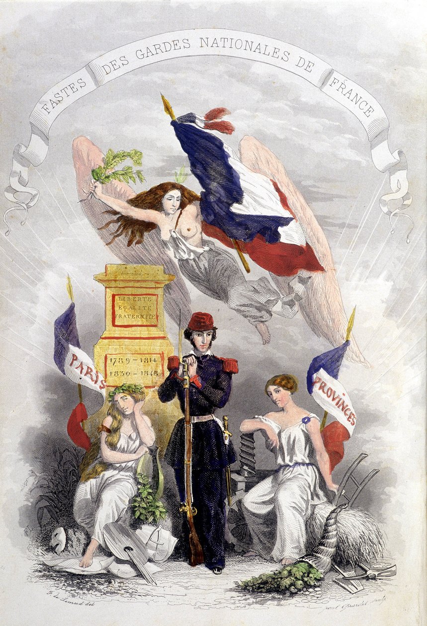 Allegori over de franske revolutioner af French School