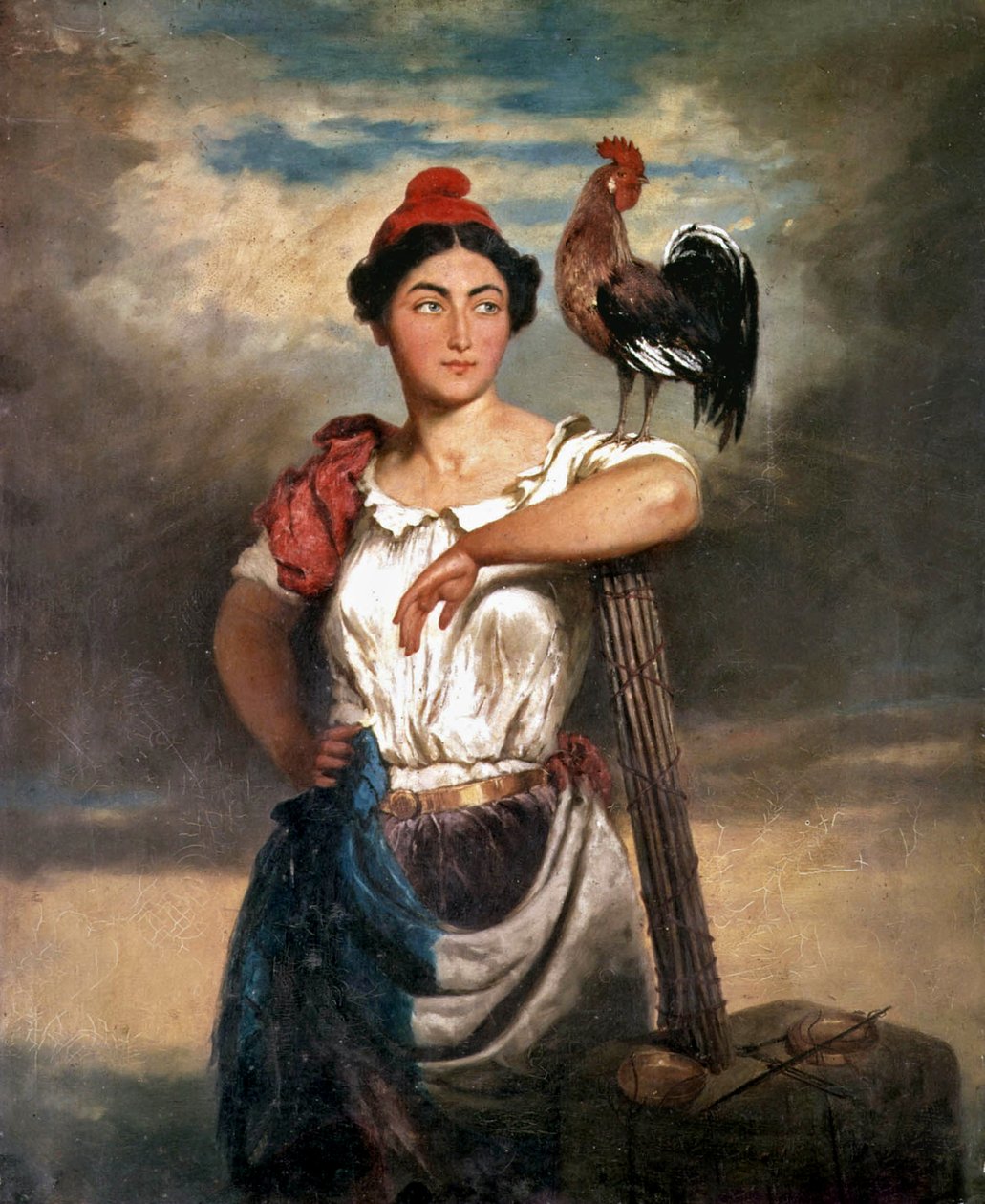 Allegori af republikken i 1848 af French School