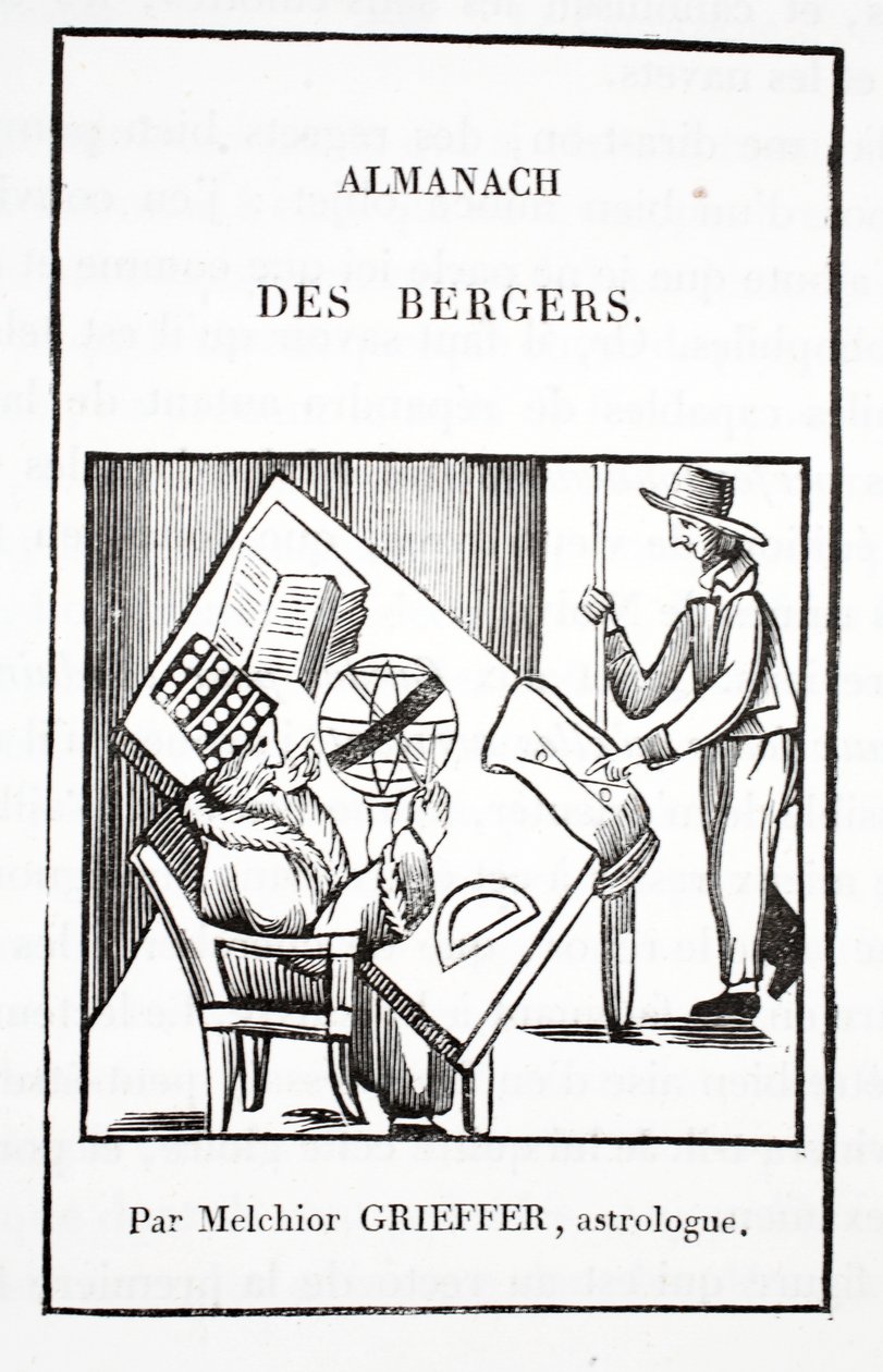 Hyrdernes Almanak af Melchior Grieffer, astrolog af French School