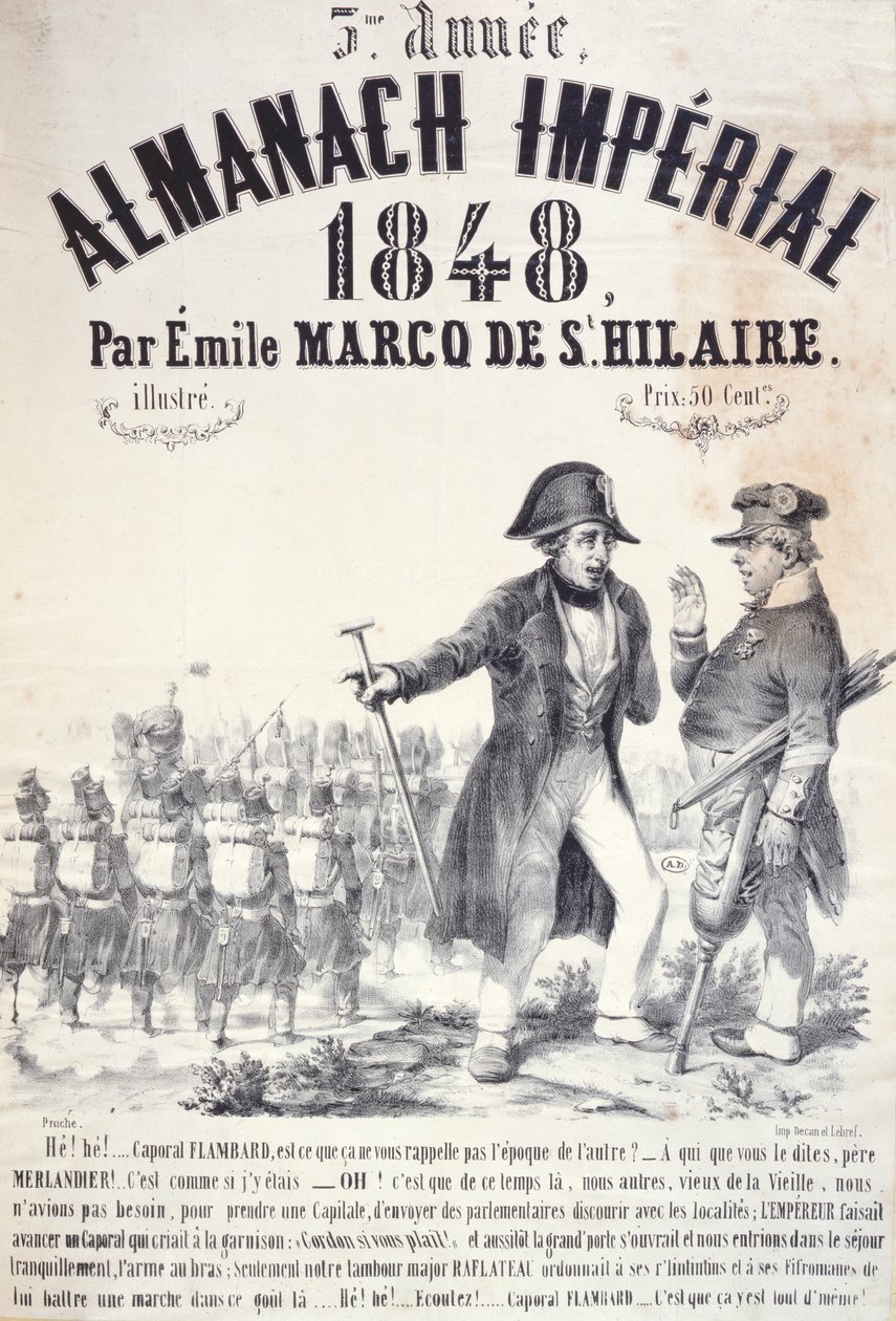 Almanach Imperial af Emile Marco de St. Hilaire, 1848 af French School
