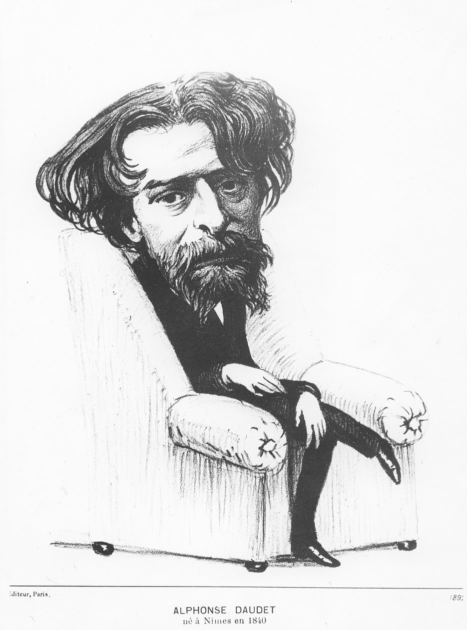 Alphonse Daudet, 1892 af French School
