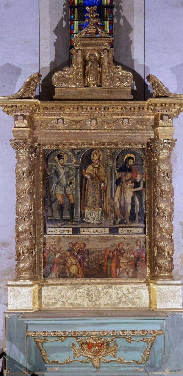 Altar Saint Clair (også kaldet alter Saint Roch) af French School