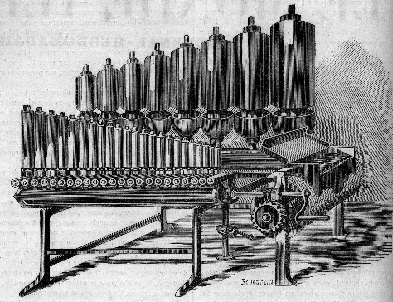 Amerikansk damporgel. Indgravering i "" Le Monde Illustré"" nr. 146 af 28. januar 1860. af French School