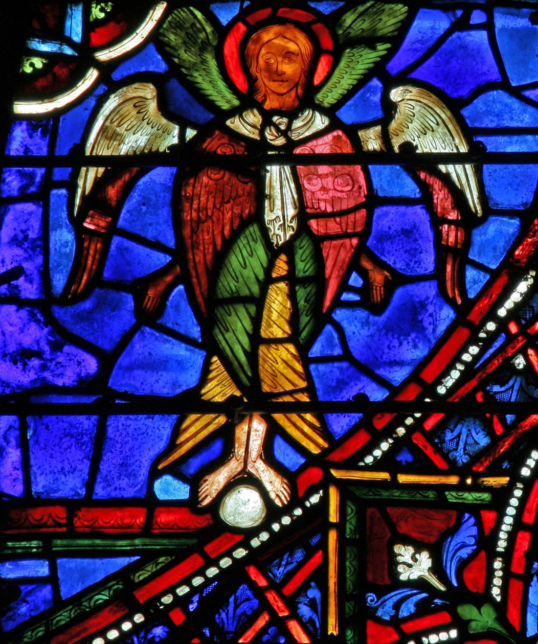 Angelic Hierarchy: A Cherubim (w36) af French School