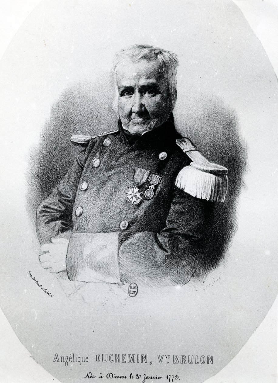 Angelique Duchemin, tryk udført af R. Bertants, ca. 1848 af French School