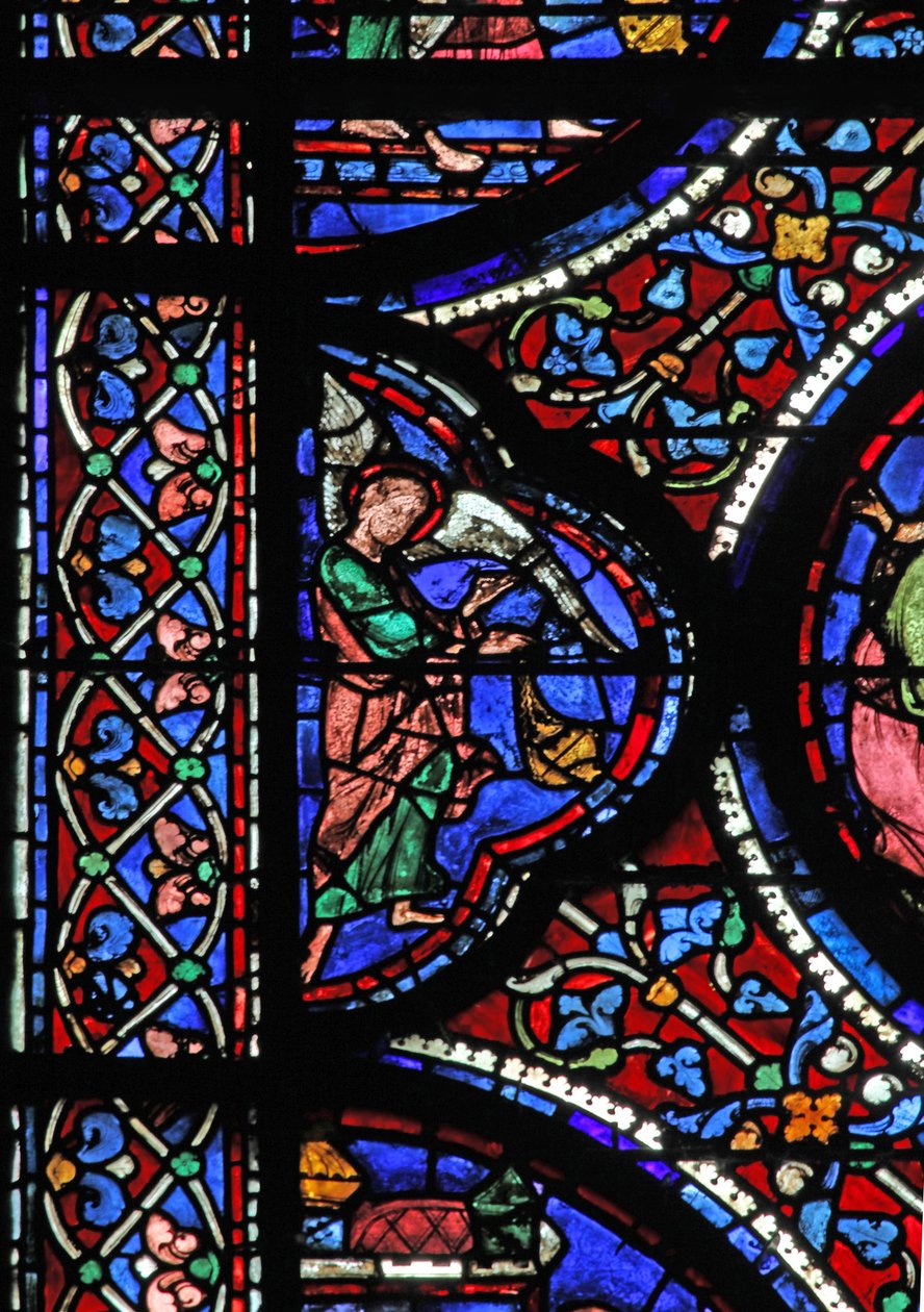 Engle, der overværer Jomfruens gravlæggelse (w42) af French School