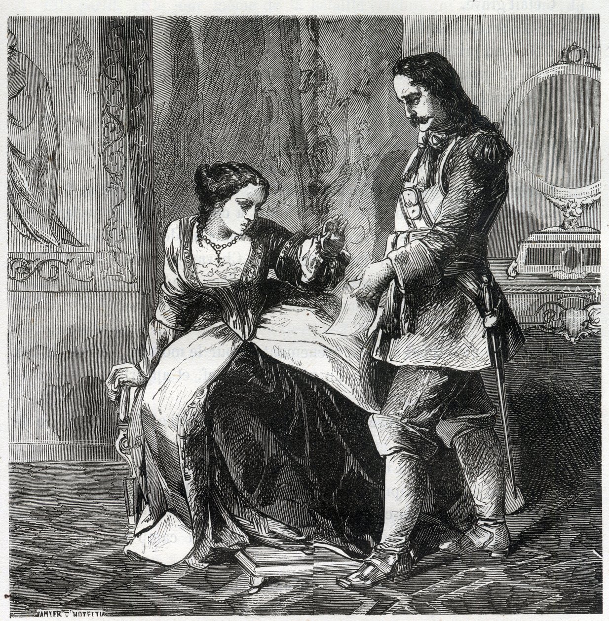 Anne Ninon"" af Enclo (eller Ninon de Lenclos eller Ninon de Lanclos af French School