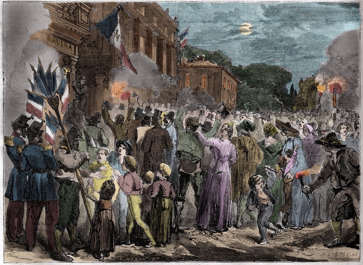 Annexering af Savoyen og Nice til Frankrig - 1860 Annenektion af Nice af Frankrig af French School