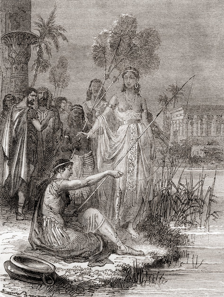 Anthony og Cleopatra fisker med en flotille af mindre fartøjer på Nilen, fra 