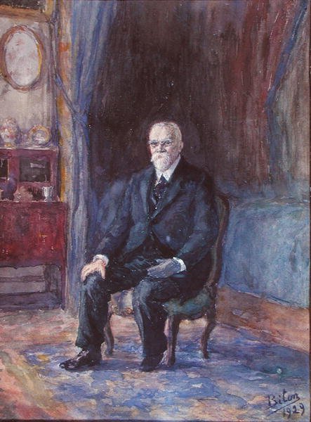 Antoine Beclere (1856-1939) 1929 (olie på lærred) af French School