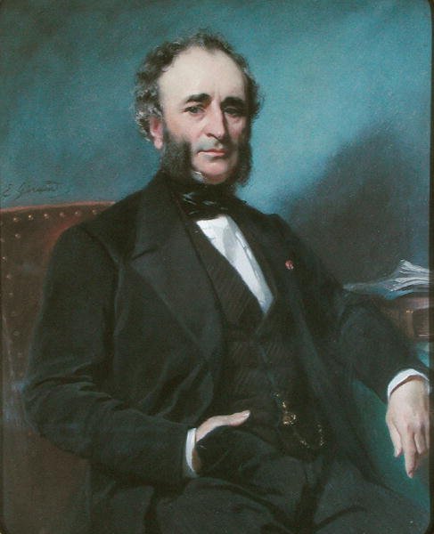 Antoine Jobert de Lamballe (1799-1867) (olie på lærred) af French School