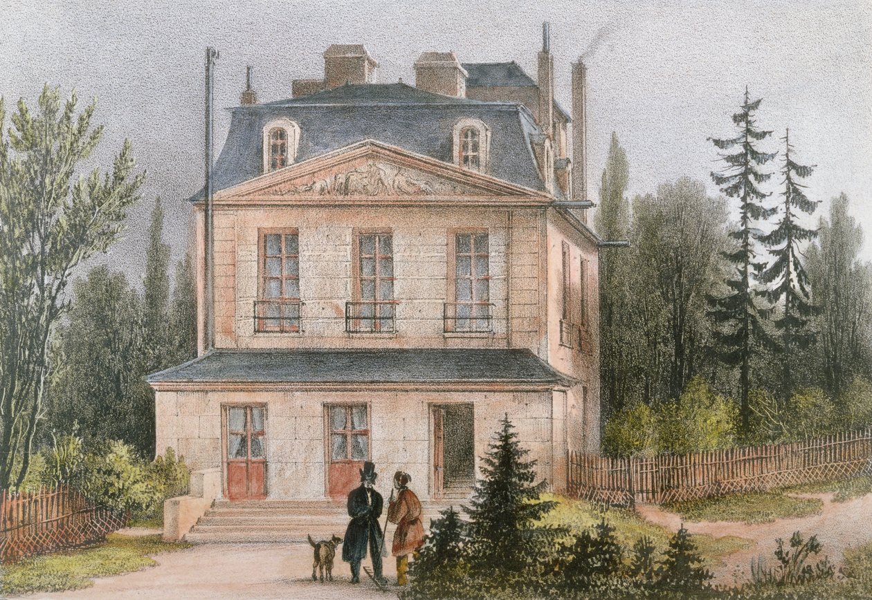Antoine de Fourcroy på Jardin des Plantes i Paris af French School