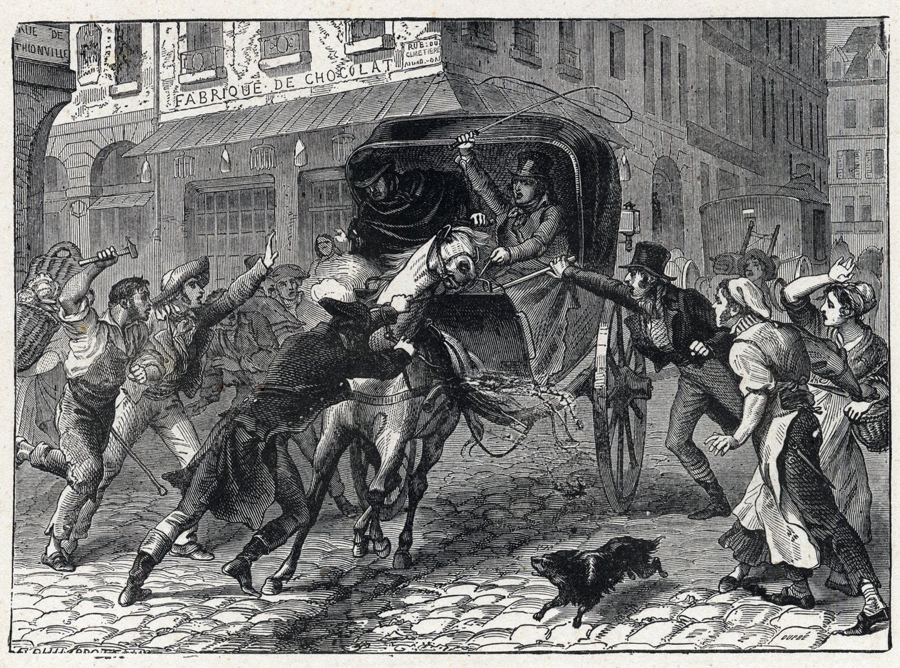 Arrestation af Georges Cadoudal (1771-1804), en chef-chouan under Vendee-krigene, 9. marts af French School