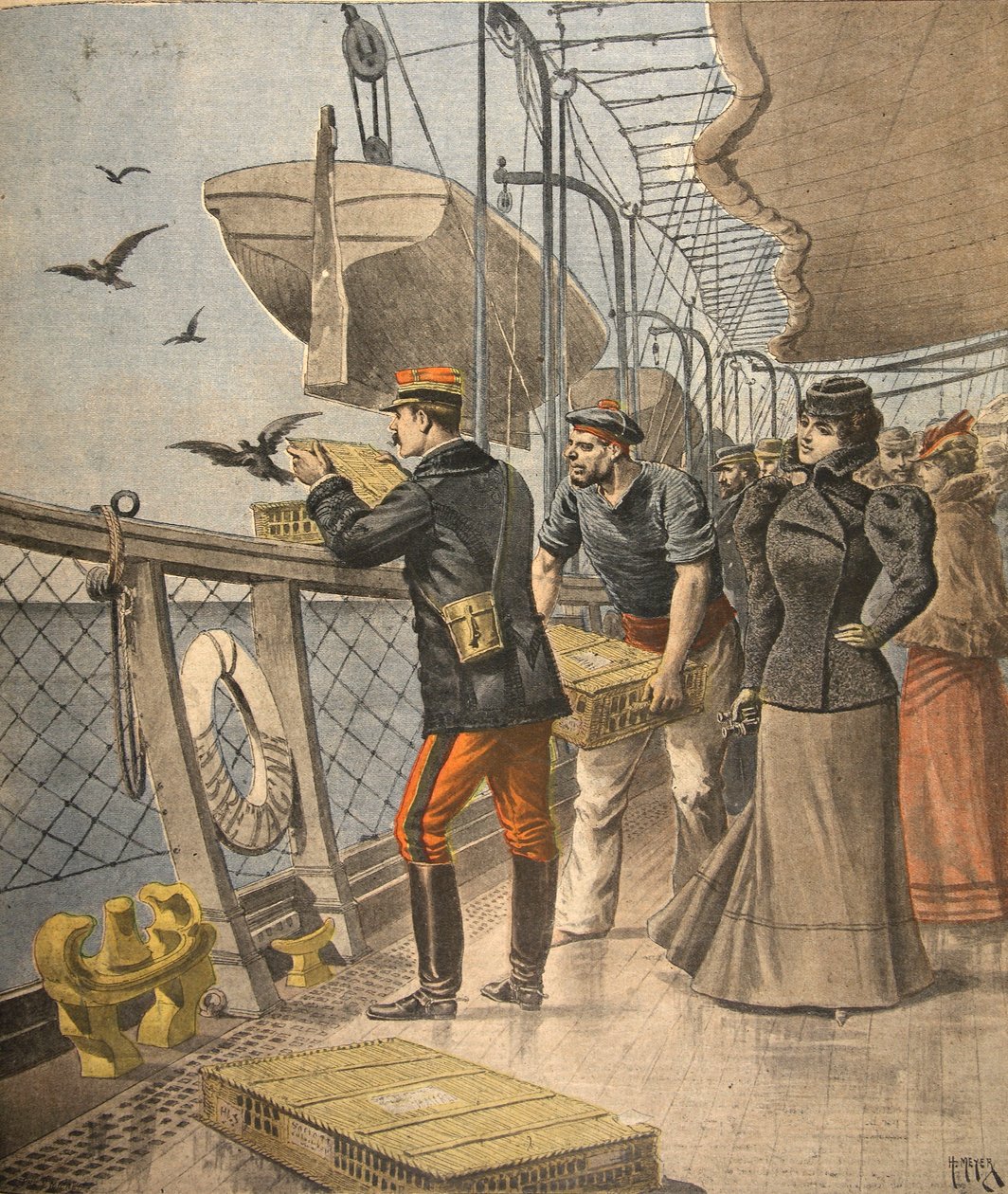 Til søs, illustration fra Le Petit Journal: Supplement illustre, 10. april 1898 af French School