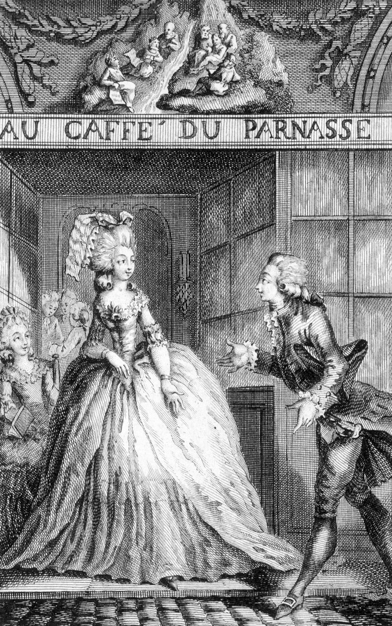 På Café du Parnassus af French School