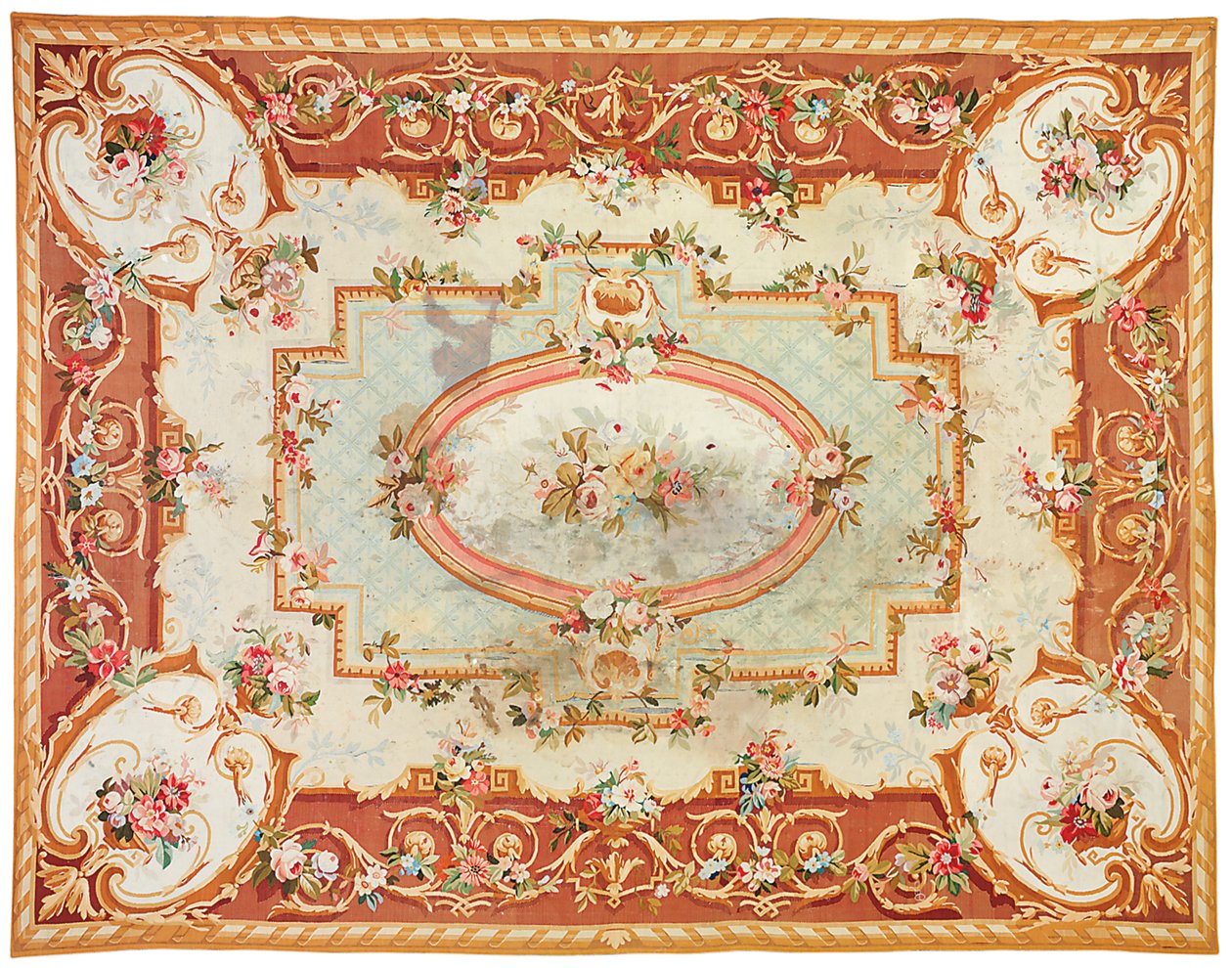 Aubusson tæppe, sidste fjerdedel af det 19. århundrede af French School