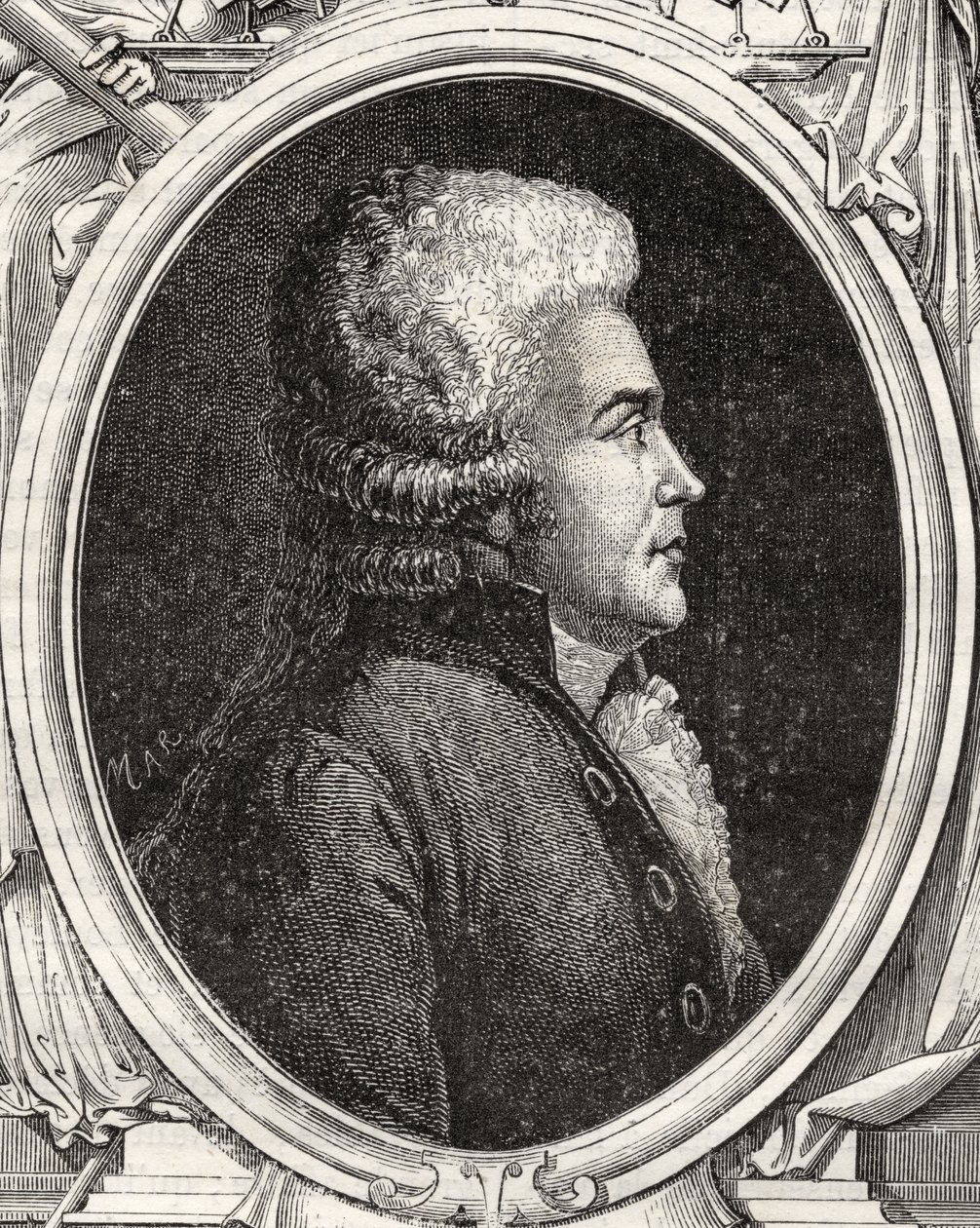 Augustin Bernard Francois Legoazre de Kervelegan, fra "Histoire de la Revolution Francaise" af Louis Blanc (1811-82) af French School