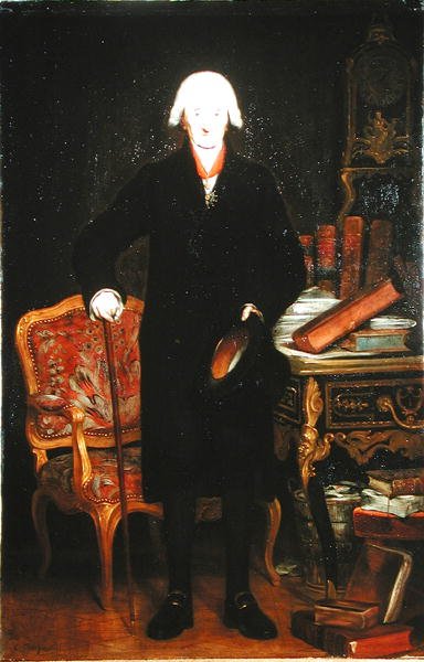 Baron Antoine Portal (1742-1832) (olie på lærred) af French School