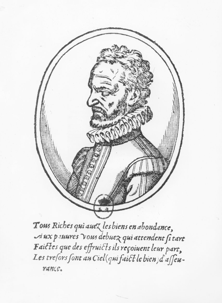 Barthélemy de Laffemas (gravering) af French School