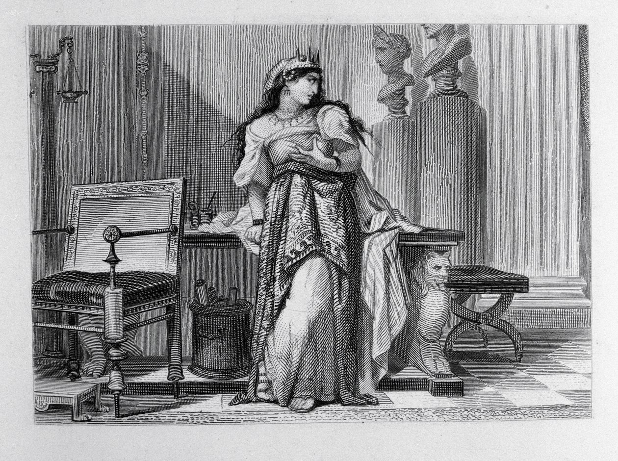 Berenice, illustration til Berenice af Jean Racine (1639-99) af French School