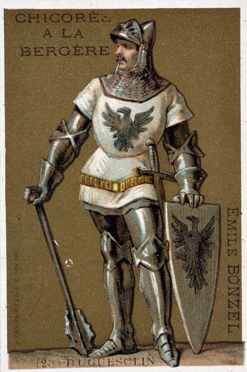 Bertrand du Guesclin (Duguesclin) (v. 1320-1380). Konstabel af Frankrig af French School