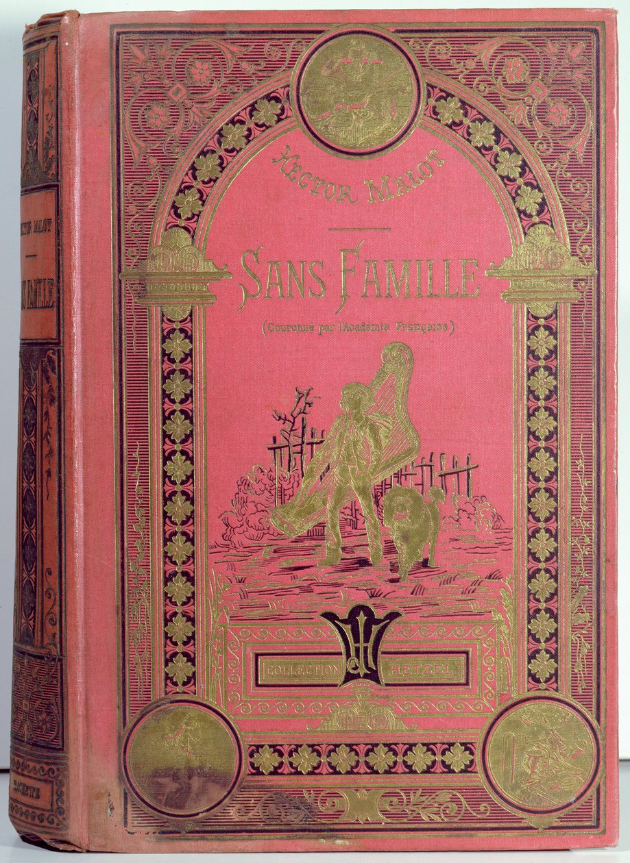 Bogomslag af Sans Famille af Hector Malot (1830-1907), Editions Hetzel af French School
