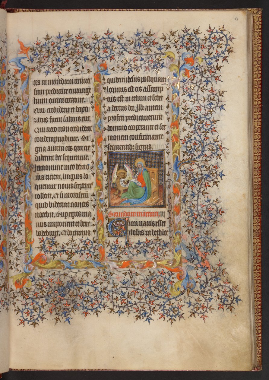 Timebog, Tilføj MS 32454 f.11r, Frankrig af French School