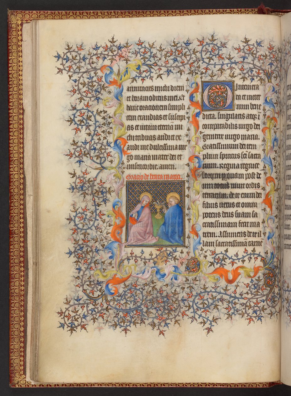 Timebog, Tilføj MS 32454 f.14v, Frankrig af French School