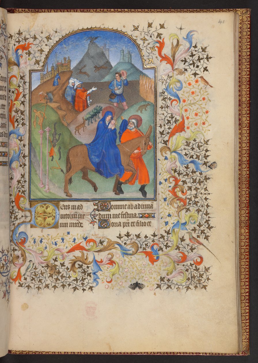 Timebog, Tilføj MS 32454 f.41r, Frankrig af French School