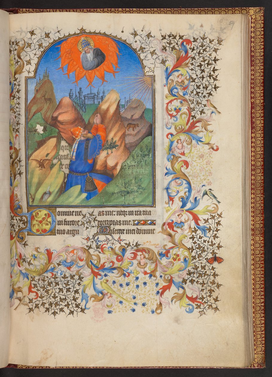 Timebog, Tilføj MS 32454 f.59r, Frankrig af French School