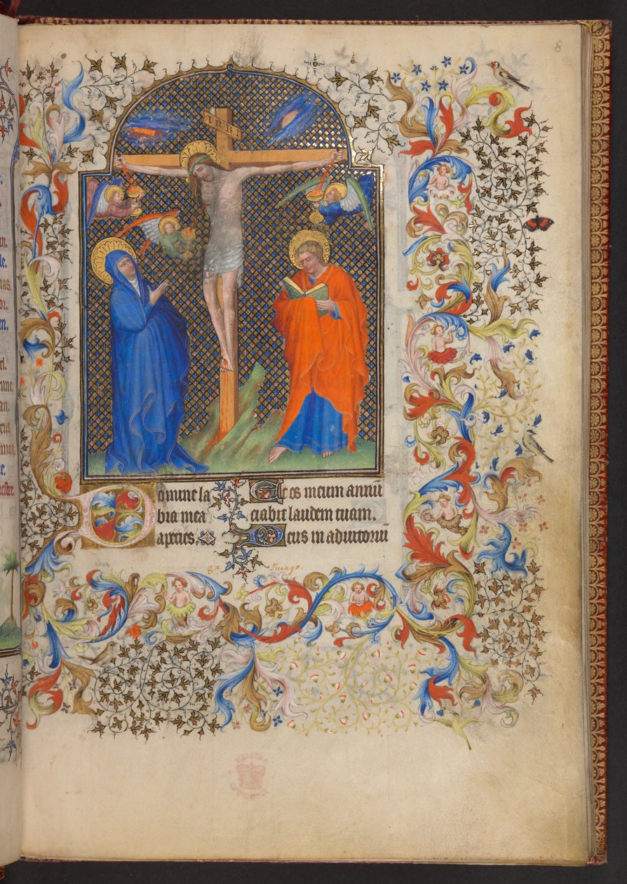 Timebog, Tilføj MS 32454 f.8r, Frankrig af French School