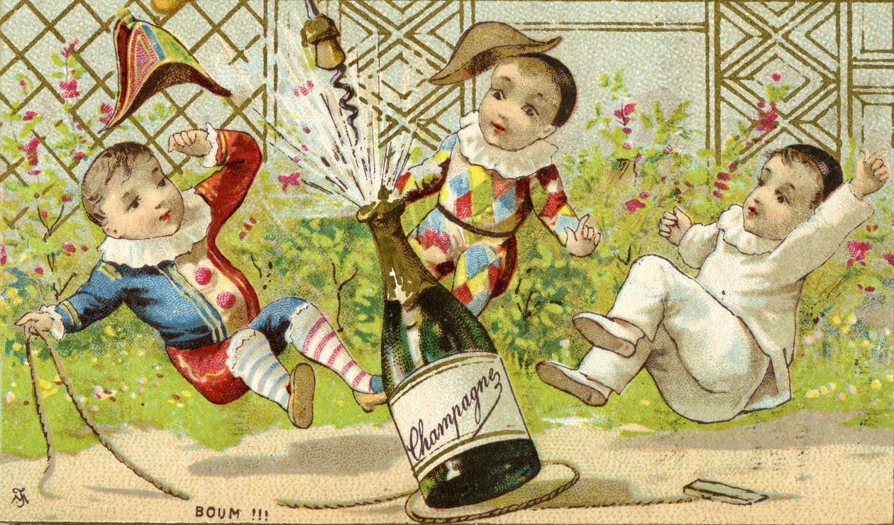 Bum!!! Champagne!, ca. 1895 (se også 488393) af French School