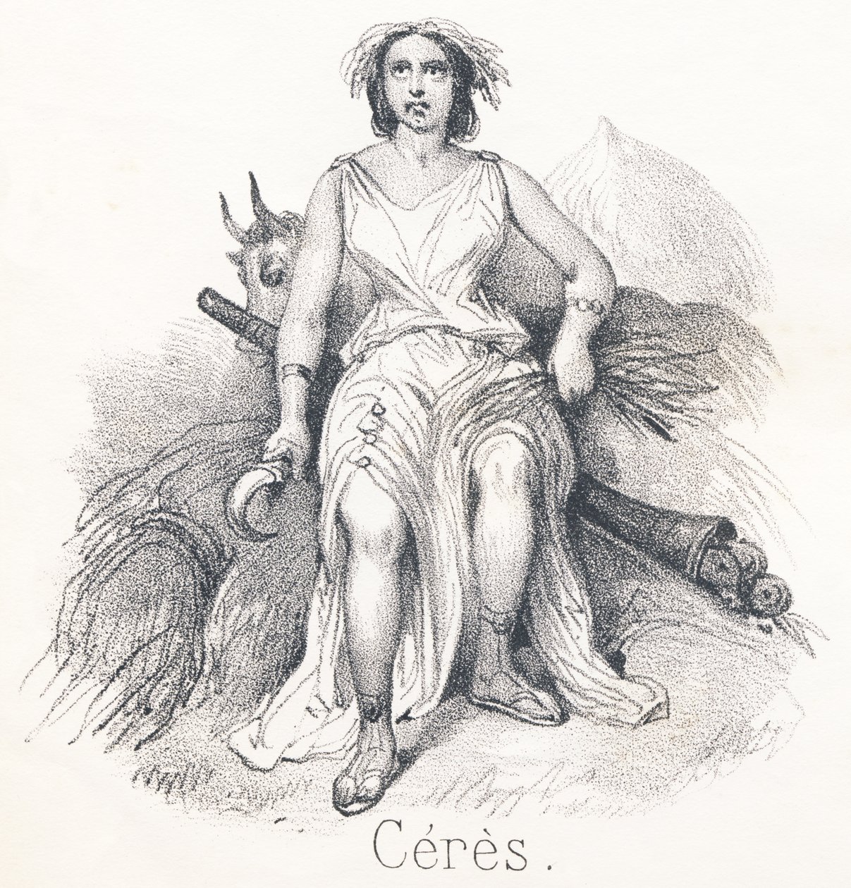 C Ceres: Datter af Saturn og Cybele Hun blev udnævnt til gudinde for jord eller landbrug af French School