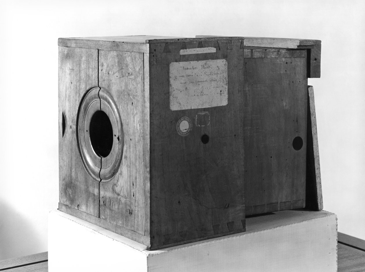 Kamera af Joseph Nicephore Niepce, ca. 1816-22 af French School