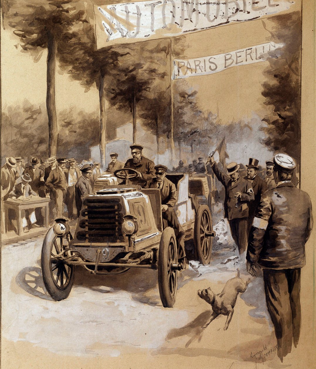 Bilræs mellem Paris og Berlin af French School