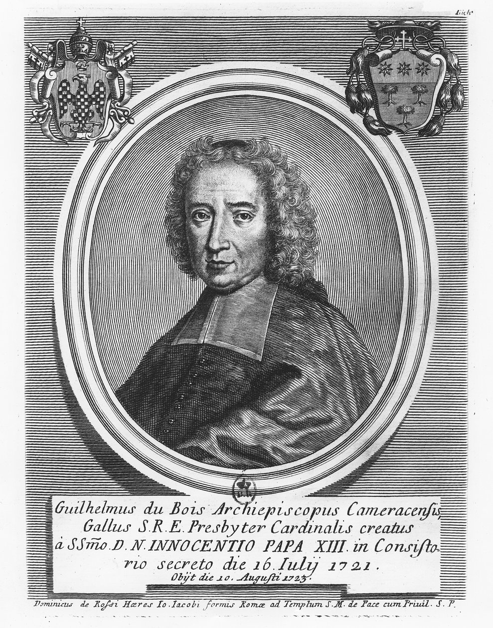 Kardinal Dubois (gravering) af French School