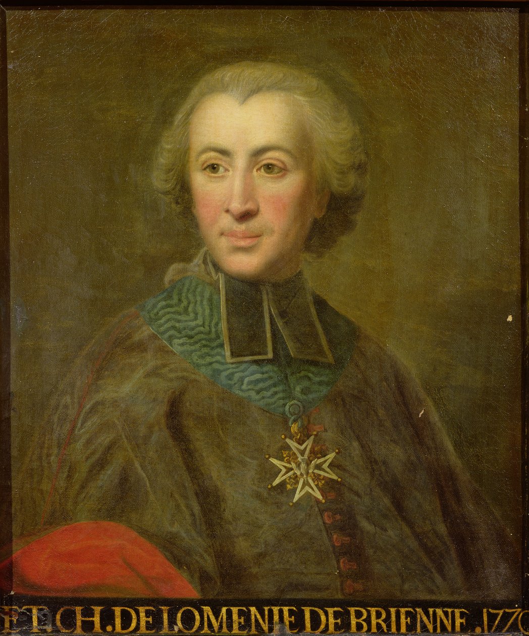 Kardinal Etienne-Charles de Lomenie de Brienne (1727-94) af French School