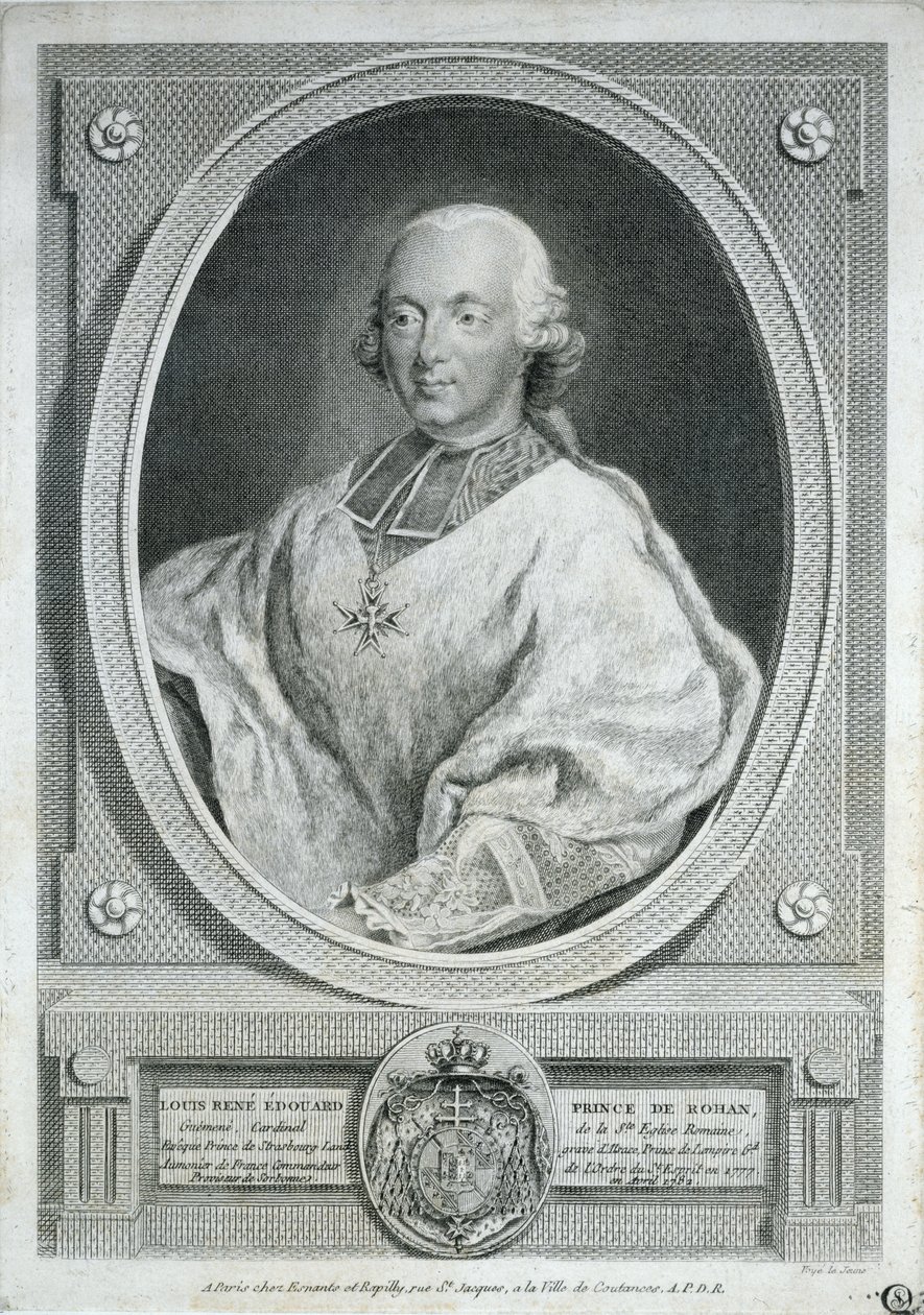 Kardinal af Rohan (1734-1803) af French School
